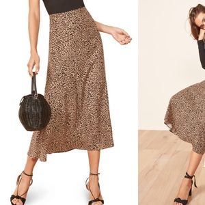 Reformation bea midi skirt- bengal SOLD